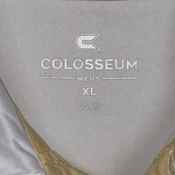 Georgia Tech Yellow Jackets Polo Shirt XL Gray White Ombre Colosseum ACC Atlanta - Picture 2 of 8